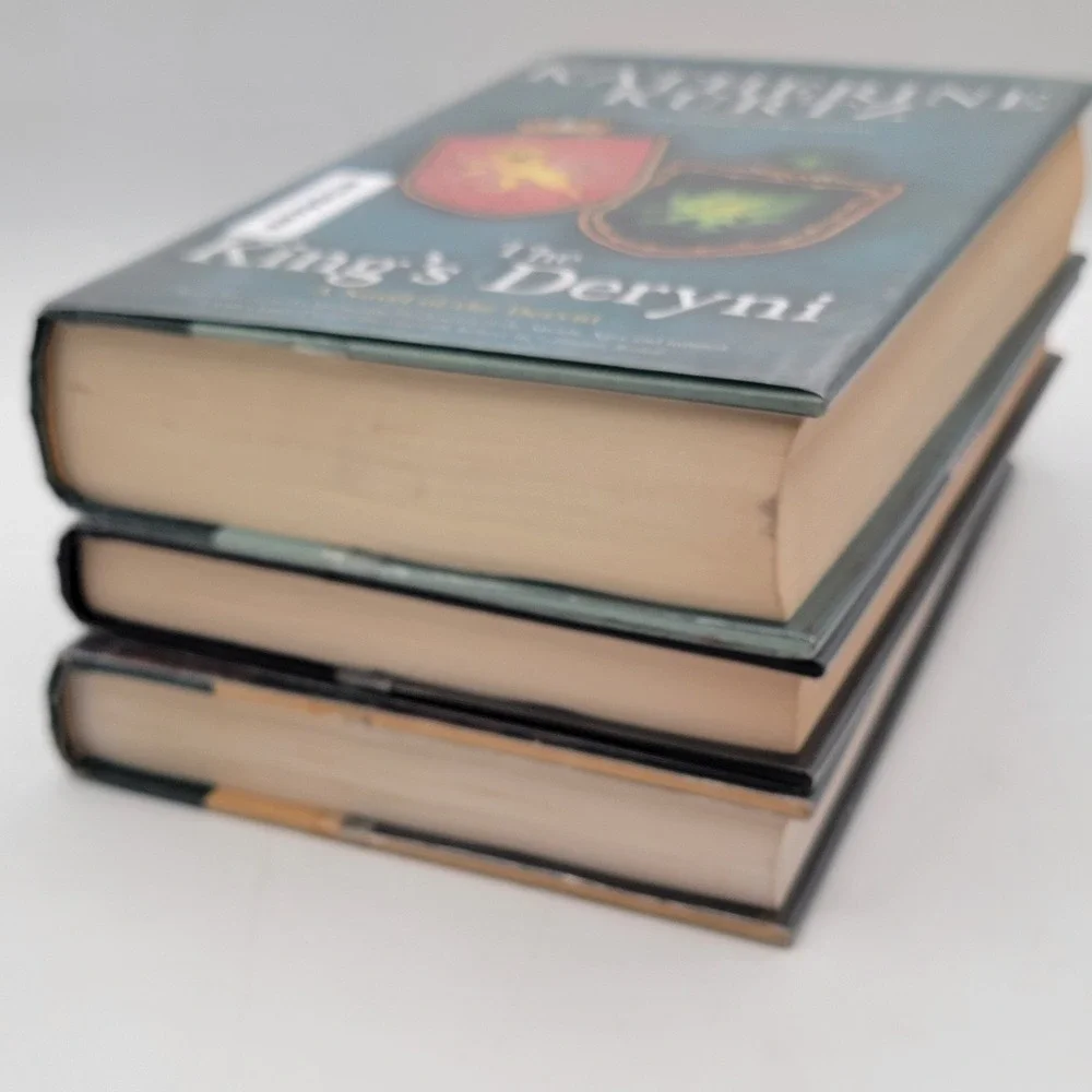 Katherine‎ Kurtz Childe Morgan Trilogy Hardcover Ex-Library Deryni Series Good